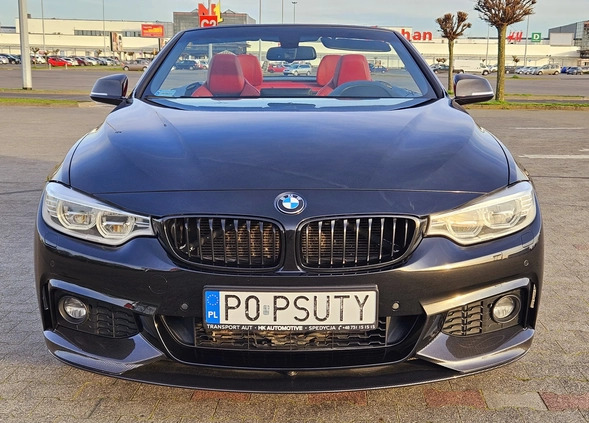 BMW Seria 4 cena 100000 przebieg: 155000, rok produkcji 2014 z Poznań małe 529